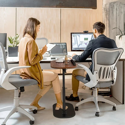 Multifunktionellt och Höj- och Sänkbart Sidobord – Perfekt för Små Utrymmen